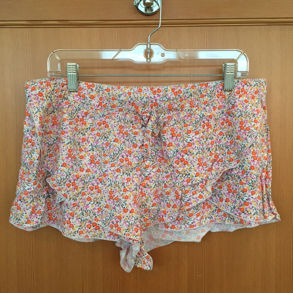 Floral sleep short, L